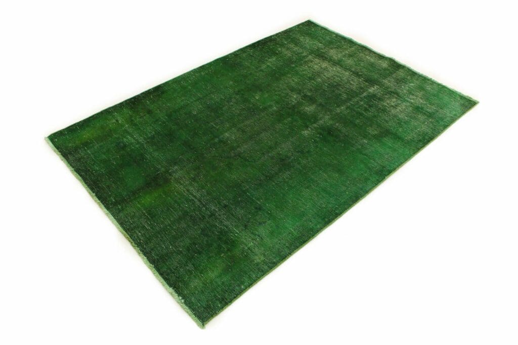 exklusiver-vintage-orientteppich-212x147-cm-grun-handgeknupft-2 Orientteppich 212 x 147 cm Wolle handgeknüpft