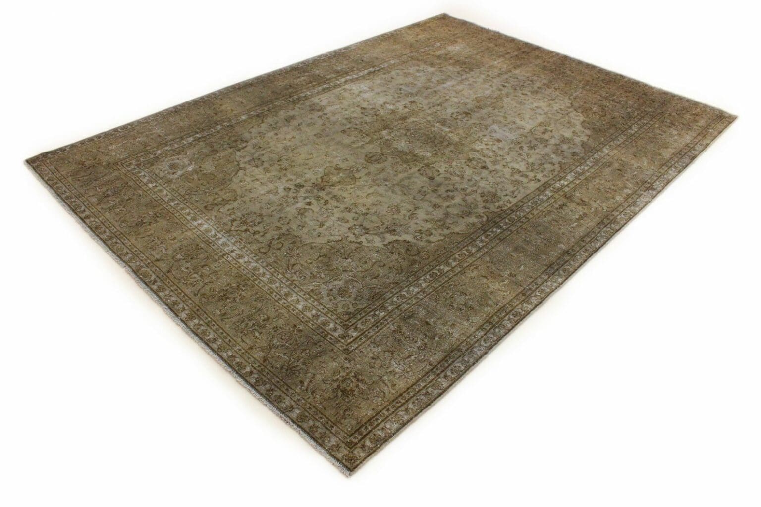 vintage-orientteppich-beige-sand-335x239cm-handgeknupft-2 Orientteppich Orient 335 x 239 cm Wolle handgeknüpft