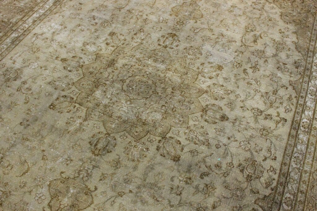 vintage-orientteppich-beige-sand-335x239cm-handgeknupft-4 Orientteppich Orient 335 x 239 cm Wolle handgeknüpft