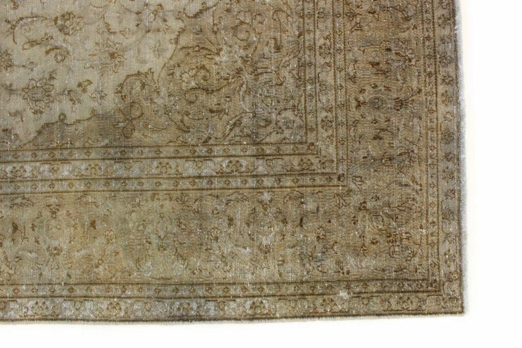 vintage-orientteppich-beige-sand-335x239cm-handgeknupft-6 Orientteppich Orient 335 x 239 cm Wolle handgeknüpft