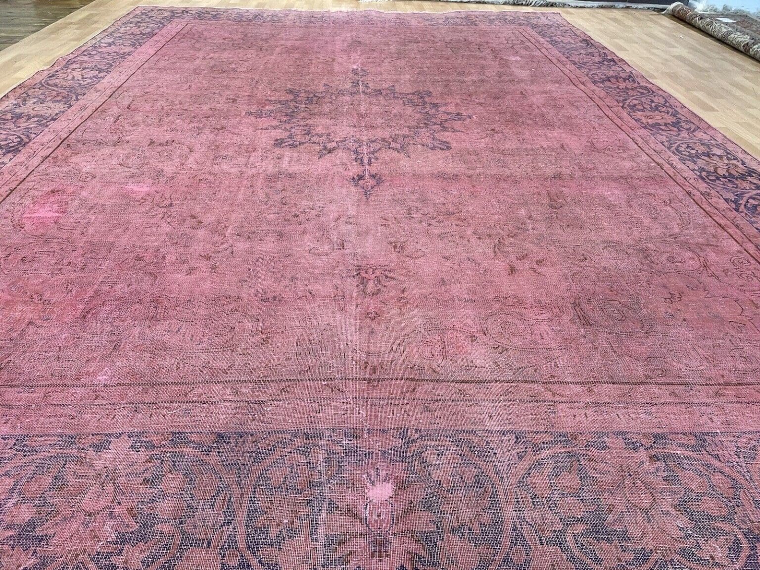 Perserteppich 403 x 299 cm Wolle handgeknüpft