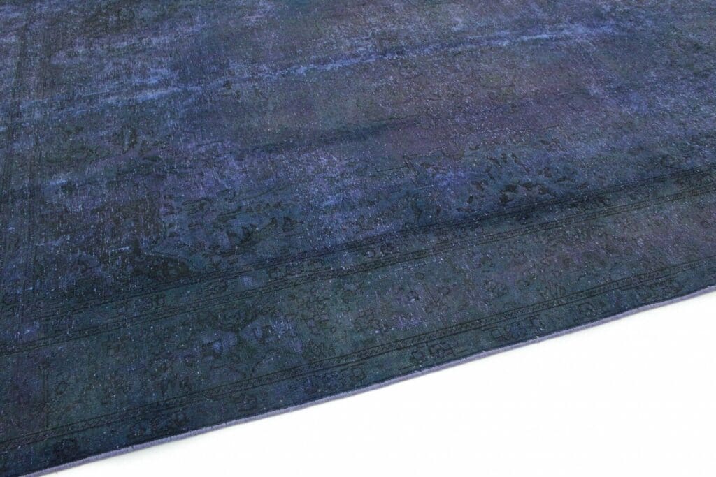 orientteppich-352x249cm-vintage-lila-blau-grun-handgeknupft-6 Orientteppich 352x249 cm Wolle handgeknüpft