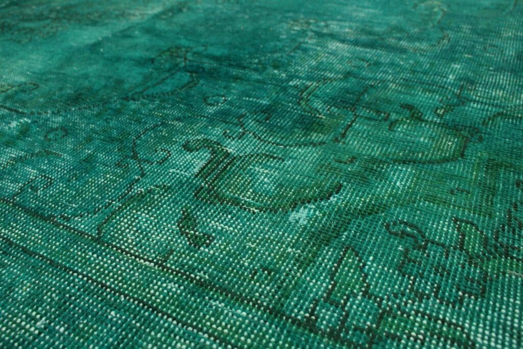 carpetido-vintage-teppich-292x279cm-turkis-grun-handgeknupft-1 Orientteppich 292 x 279 cm Wolle handgeknüpft