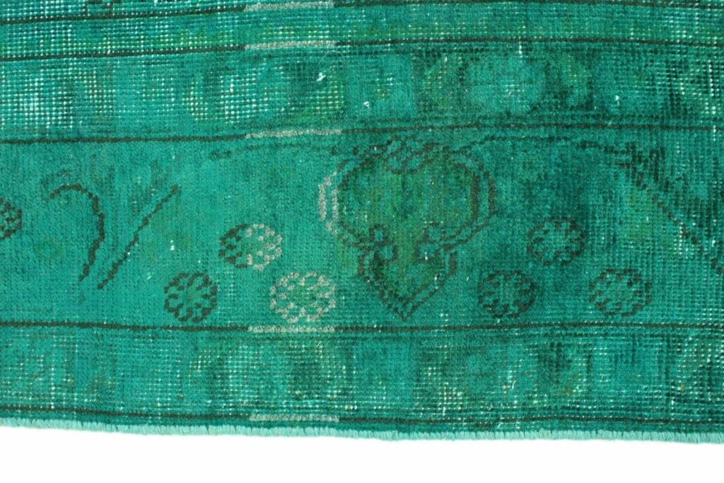 carpetido-vintage-teppich-292x279cm-turkis-grun-handgeknupft-8 Orientteppich 292 x 279 cm Wolle handgeknüpft