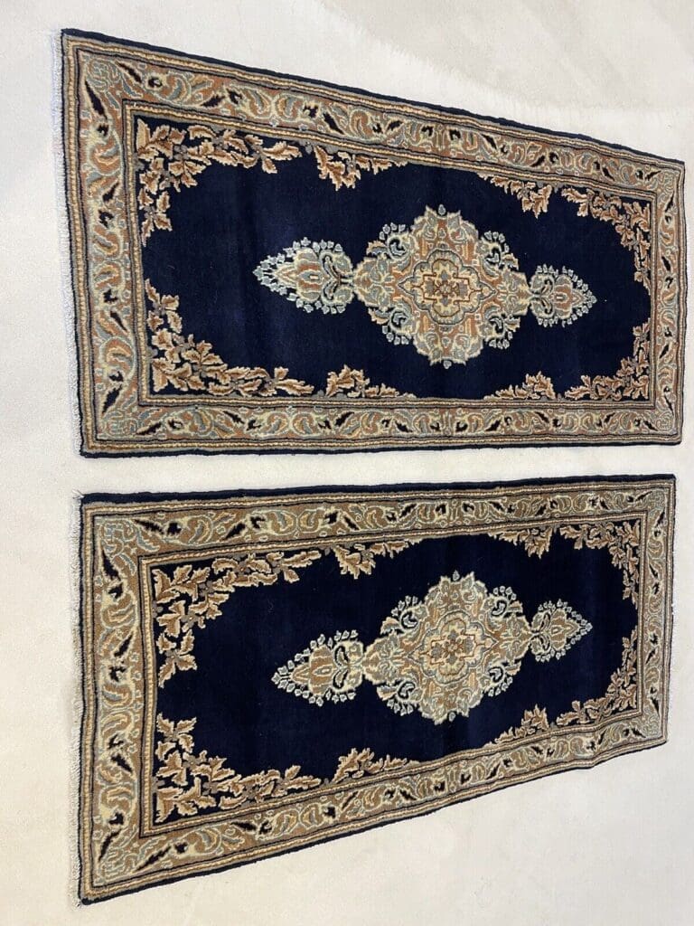 Perserteppich Kerman 132 x 64 cm Wolle handgeknüpft