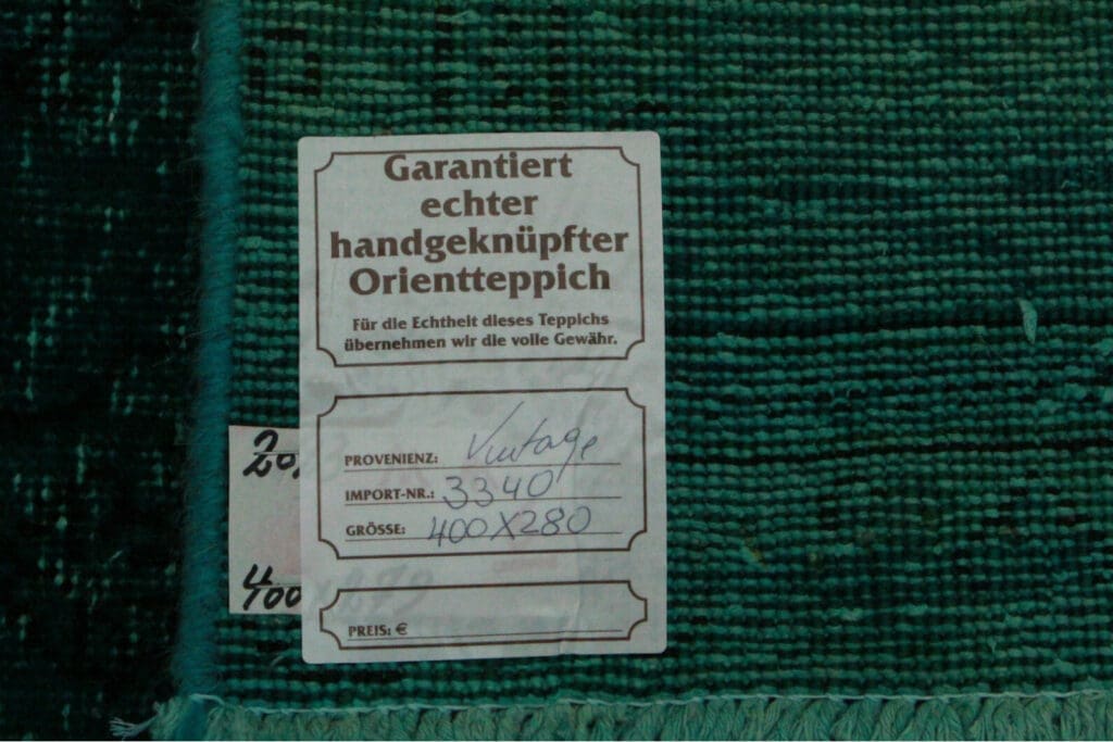 Orientteppich Orient 402 x 279 cm Wolle handgeknüpft