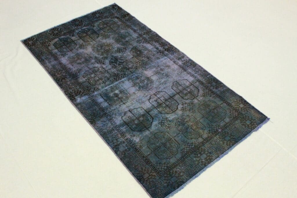 Orientteppich 195 x 107 cm Wolle handgeknüpft