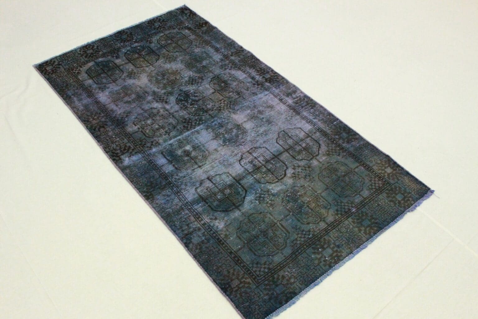 Orientteppich 195 x 107 cm Wolle handgeknüpft