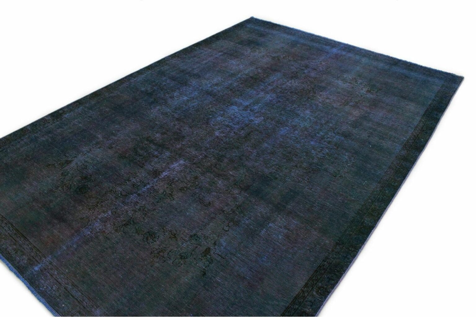 carpetido-vintage-teppich-blau-320x219-cm-handgeknupft-3 Orientteppich 320x219 cm Wolle handgeknüpft