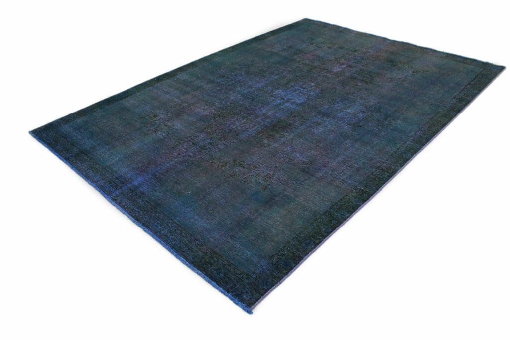 carpetido-vintage-teppich-blau-320x219-cm-handgeknupft-5 Orientteppich 320x219 cm Wolle handgeknüpft