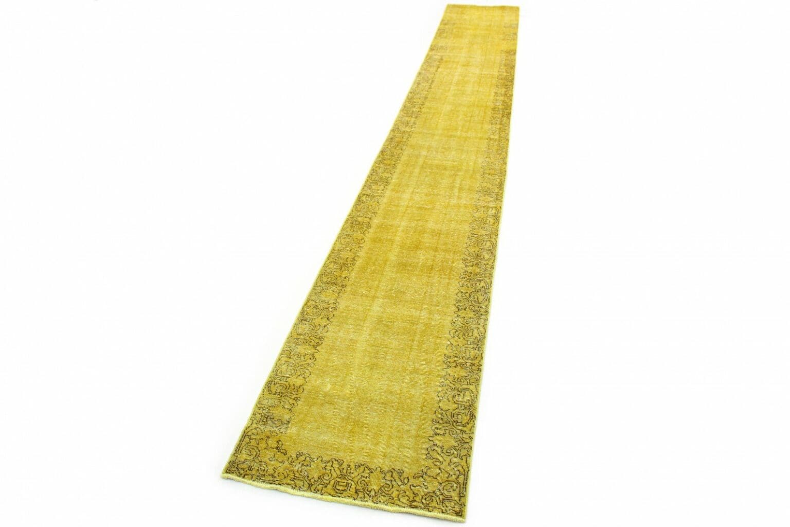 Orientteppich 608 x 79 cm Wolle handgeknüpft