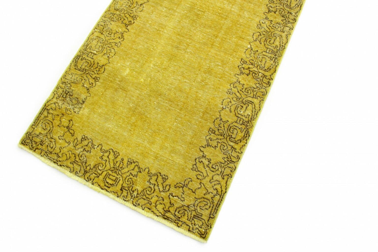 Orientteppich 608 x 79 cm Wolle handgeknüpft
