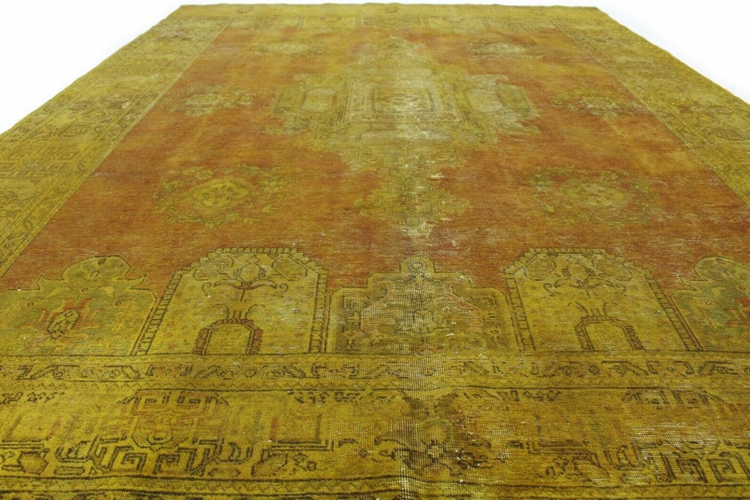 Orientteppich 398 x 289 cm Wolle handgeknüpft