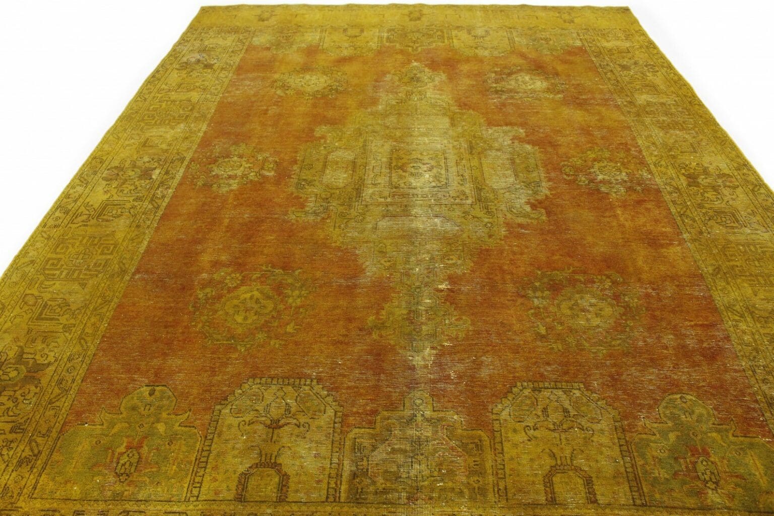 Orientteppich 398 x 289 cm Wolle handgeknüpft
