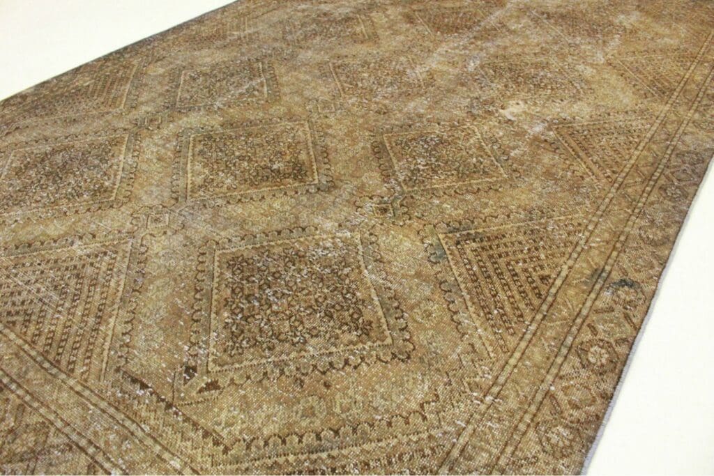 Orientteppich Schlamm 273x189 cm Wolle handgeknüpft