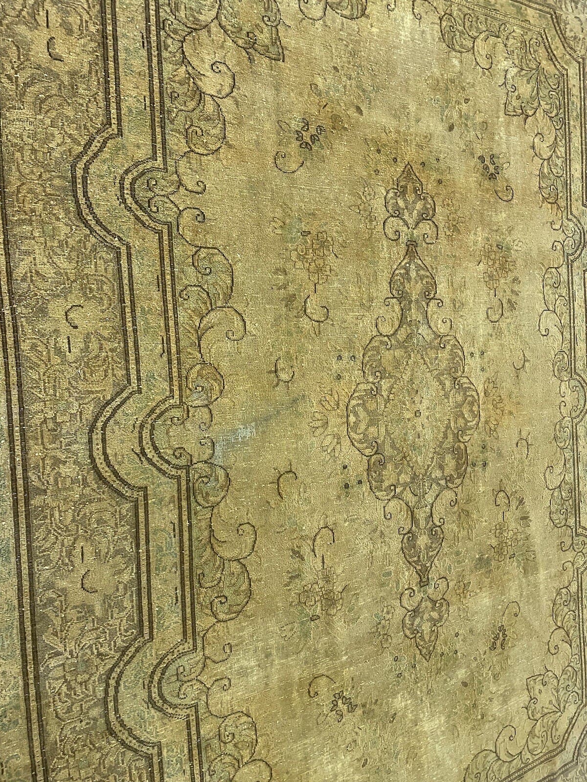 exklusiver-vintage-orientteppich-333x245cm-gold-handgeknupft-6 Orientteppich 333 x 245 cm Wolle handgeknüpft