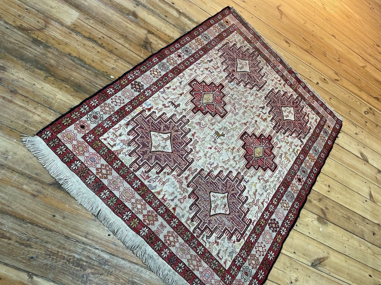 Orientteppich Kordestan 147x116 cm Wolle handgewebt