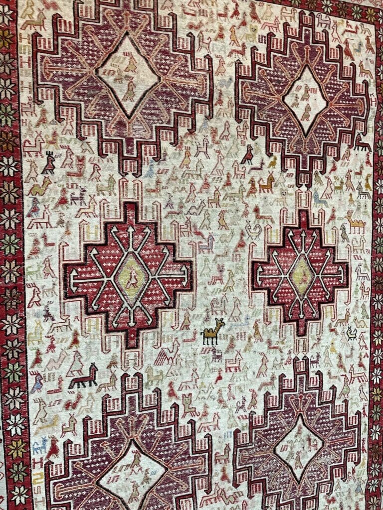 Orientteppich Kordestan 147x116 cm Wolle handgewebt