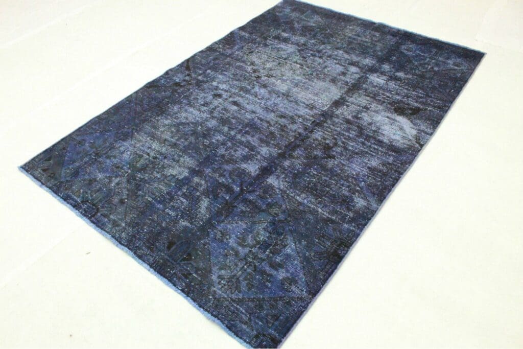 vintage-orientteppich-lila-262x169cm-handgeknupft-designunikat-2 Orientteppich 262 x 169 cm Wolle handgeknüpft