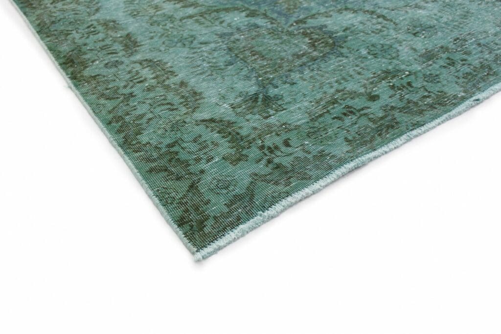 vintage-orientteppich-380x299-cm-in-grun-turkis-handgeknupft-2 Orientteppich Orient 380 x 299 cm Wolle handgeknüpft