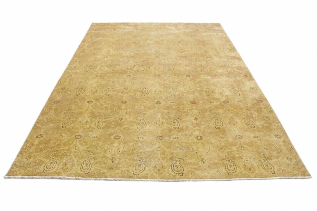 Orientteppich 352 x 199 cm Wolle handgeknüpft