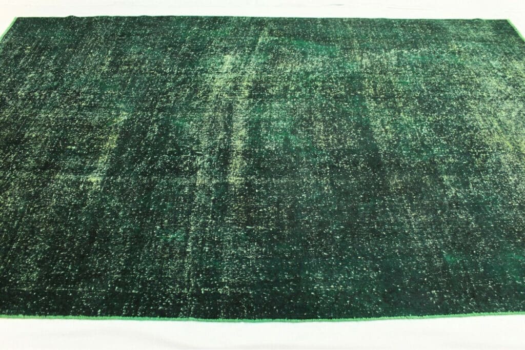 vintage-orientteppich-grun-344x223cm-exklusiv-handgeknupft-2 Orientteppich Orient 344 x 223 cm Wolle handgeknüpft