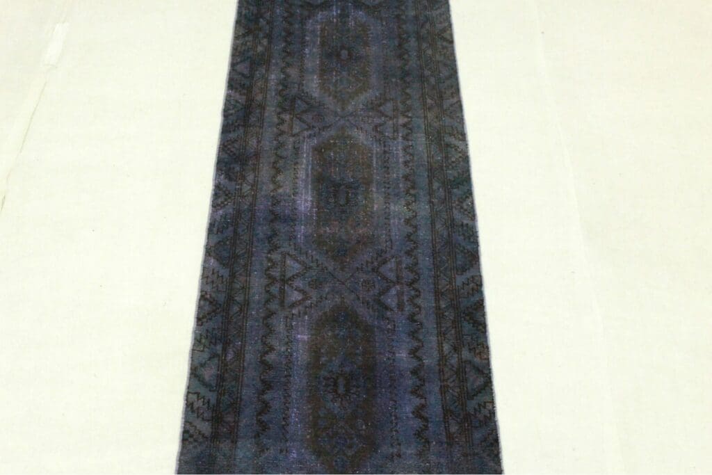 vintage-laufer-lila-280x89cm-exklusiver-orientteppich-handgeknupft-3 Orientteppich 280 x 89 cm Wolle handgeknüpft
