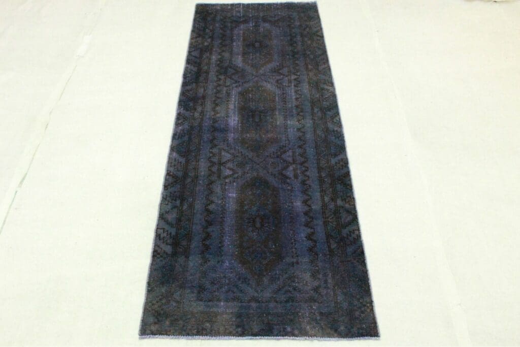 vintage-laufer-lila-280x89cm-exklusiver-orientteppich-handgeknupft-4 Orientteppich 280 x 89 cm Wolle handgeknüpft