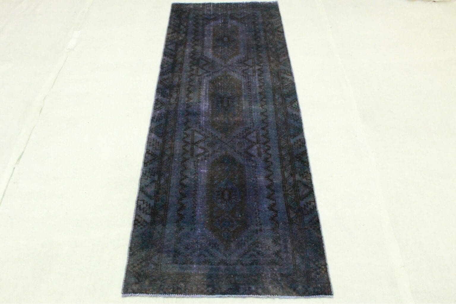 vintage-laufer-lila-280x89cm-exklusiver-orientteppich-handgeknupft-4 Orientteppich 280 x 89 cm Wolle handgeknüpft