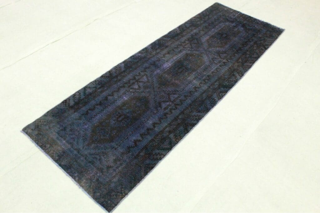 vintage-laufer-lila-280x89cm-exklusiver-orientteppich-handgeknupft-7 Orientteppich 280 x 89 cm Wolle handgeknüpft