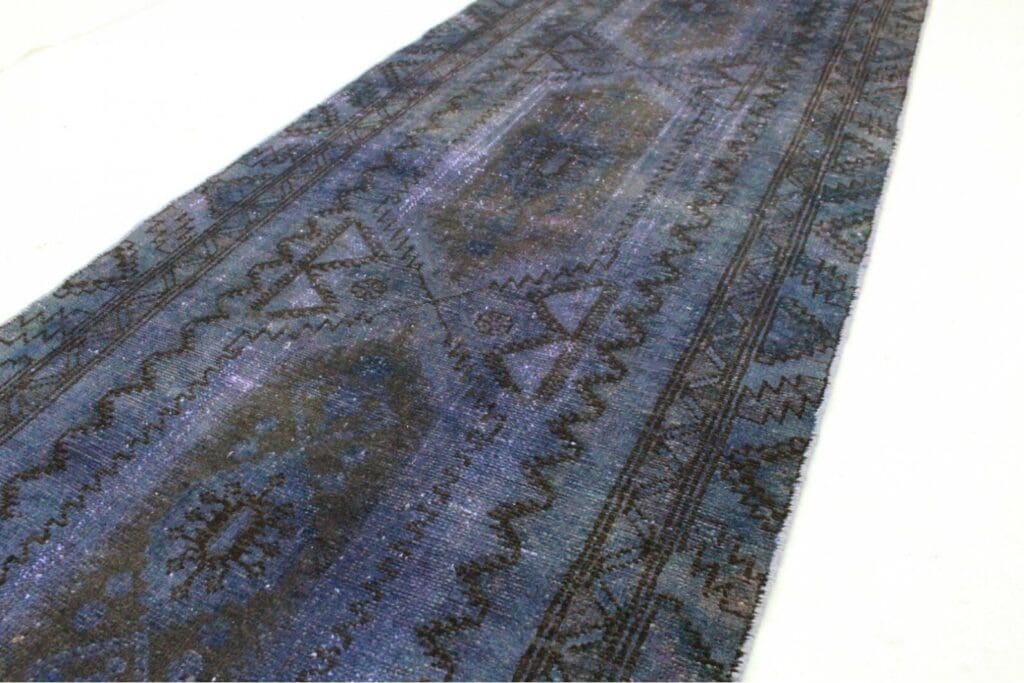 vintage-laufer-lila-280x89cm-exklusiver-orientteppich-handgeknupft-9 Orientteppich 280 x 89 cm Wolle handgeknüpft