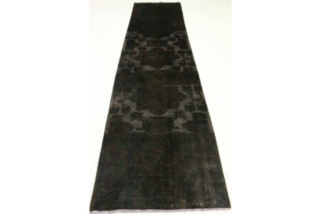 Orientteppich 365 x 89 cm Wolle handgeknüpft