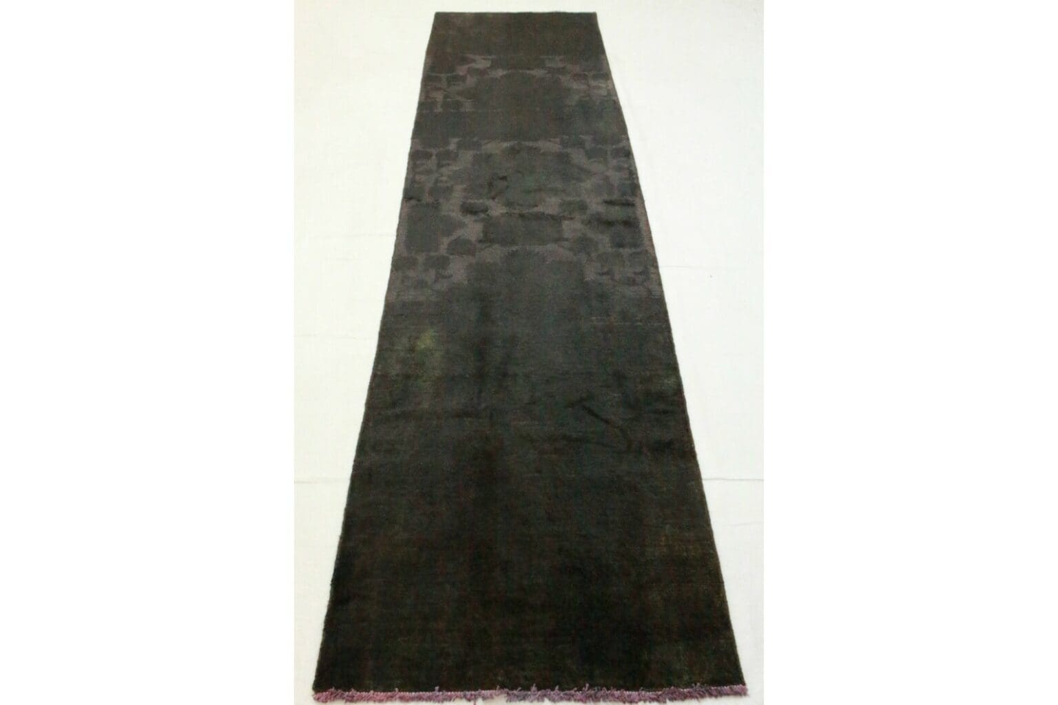 Orientteppich 365 x 89 cm Wolle handgeknüpft