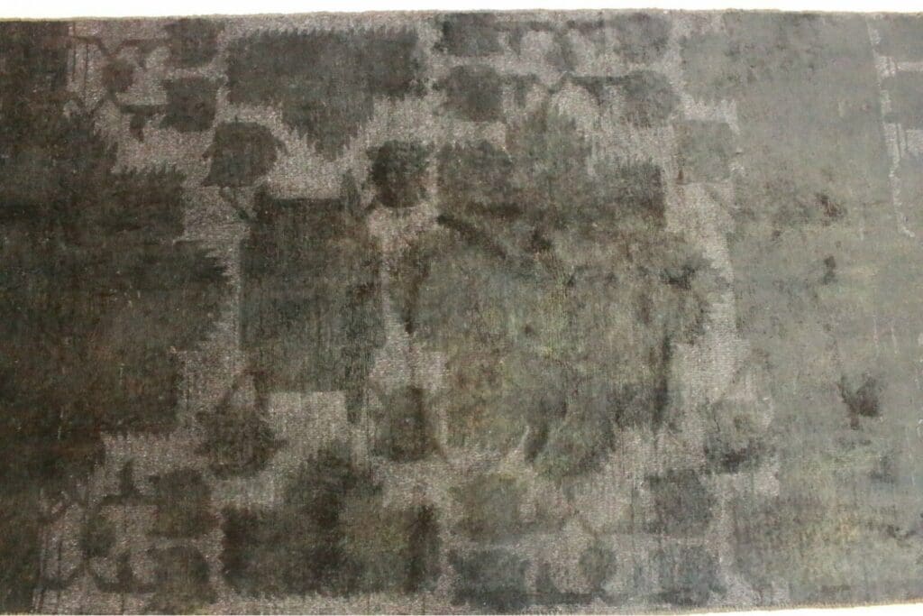 Orientteppich 365 x 89 cm Wolle handgeknüpft