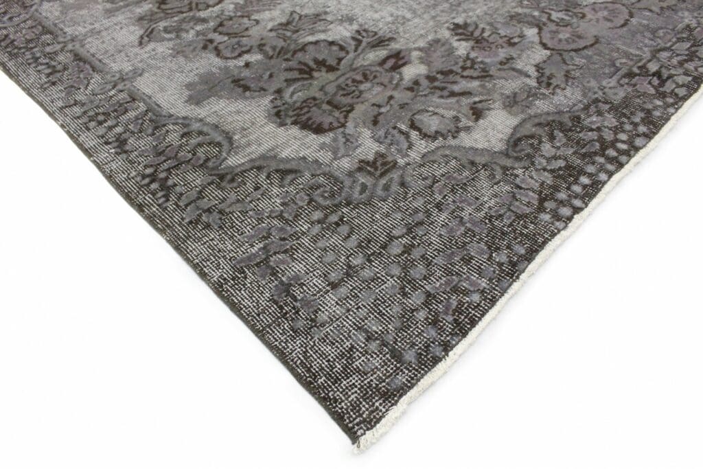exklusiver-orientteppich-290x189-cm-3d-look-grau-handgeknupft-2 Orientteppich Kaukasus 290 x 189 cm Wolle handgeknüpft