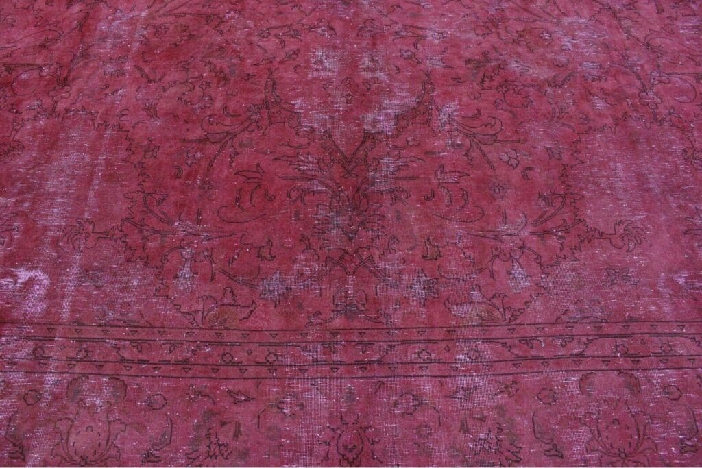 vintage-orientteppich-rot-378x271-cm-handgeknupft-unikat-2 Orientteppich 378 x 271 cm Wolle handgeknüpft