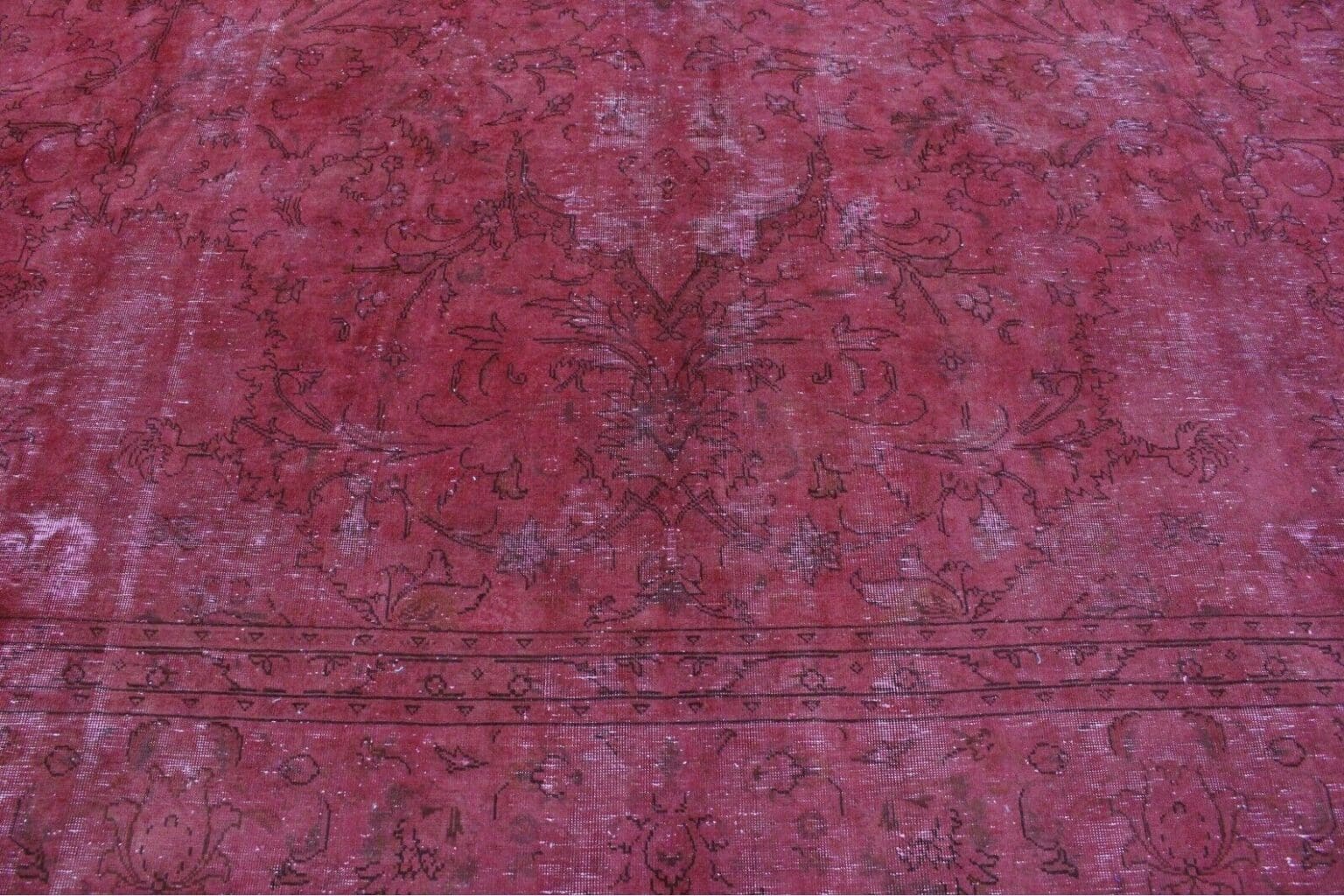vintage-orientteppich-rot-378x271-cm-handgeknupft-unikat-2 Orientteppich 378 x 271 cm Wolle handgeknüpft