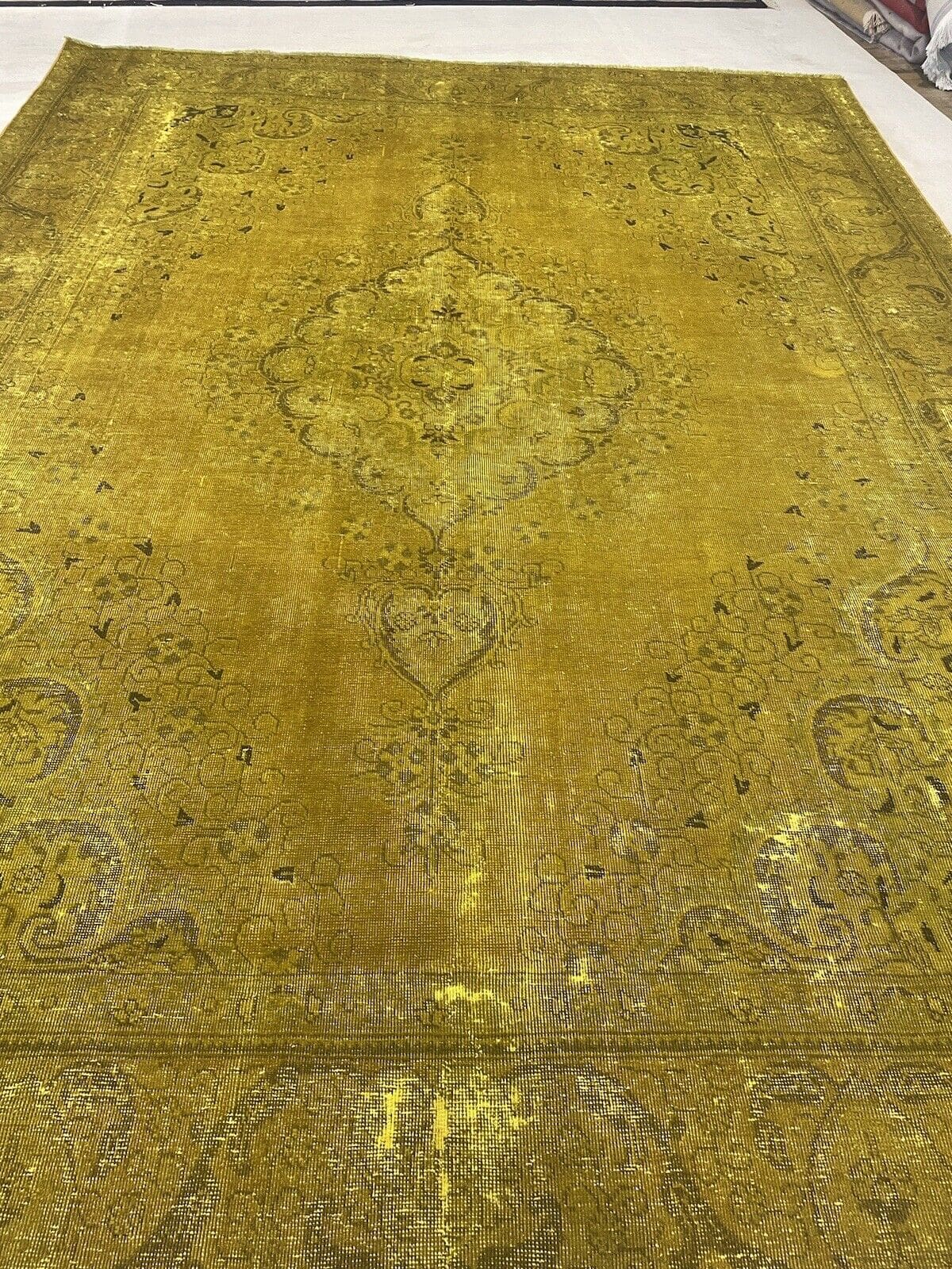 Perserteppich 389 x 295 cm Wolle handgeknüpft