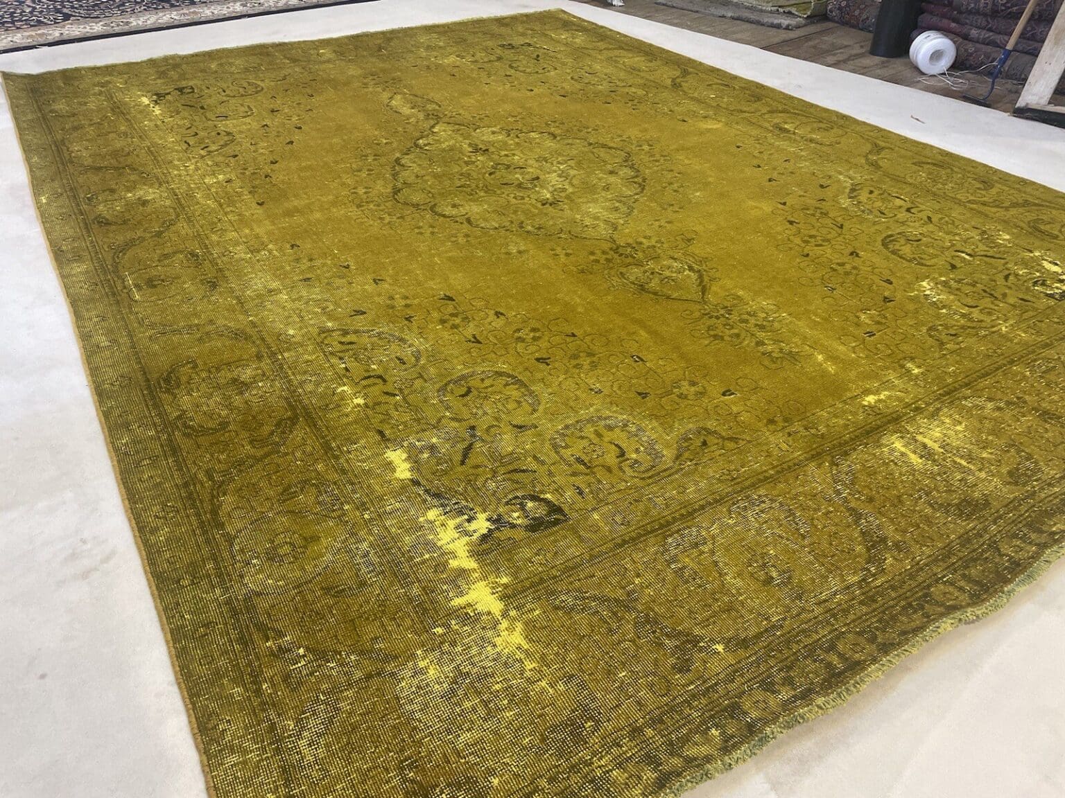 Perserteppich 389 x 295 cm Wolle handgeknüpft