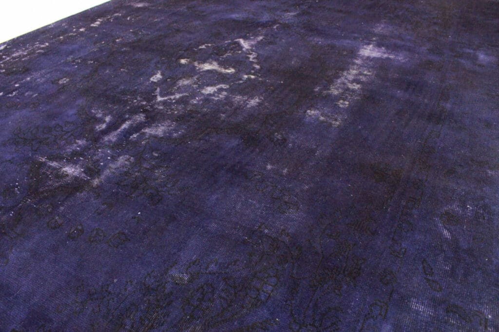 vintage-orientteppich-307x231cm-lila-blau-handgeknupft-3 Orientteppich 307x231 cm Wolle handgeknüpft