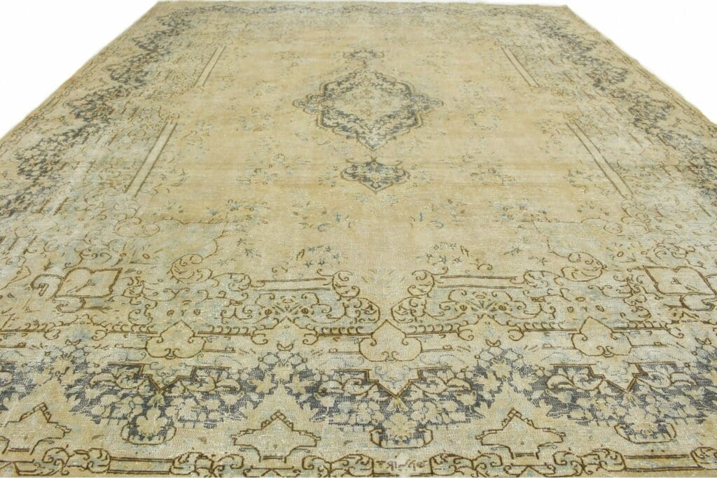 Orientteppich 391 x 309 cm Wolle handgeknüpft