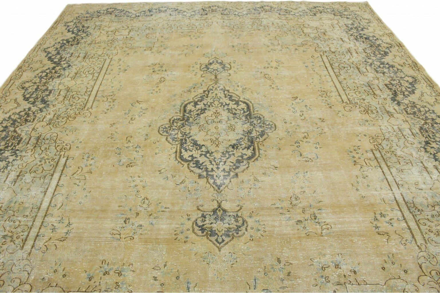 Orientteppich 391 x 309 cm Wolle handgeknüpft