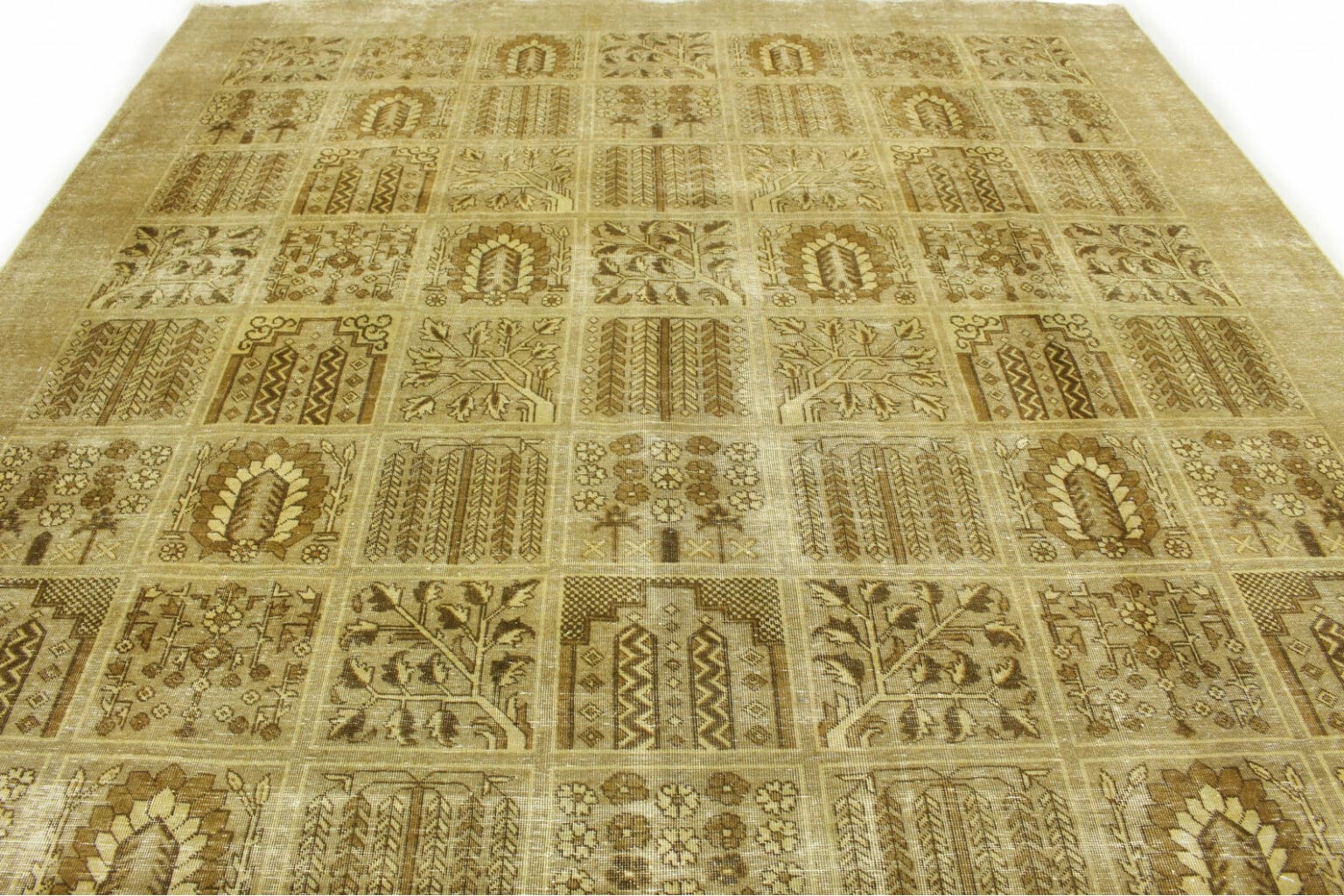 Orientteppich 390 x 299 cm Wolle handgeknüpft