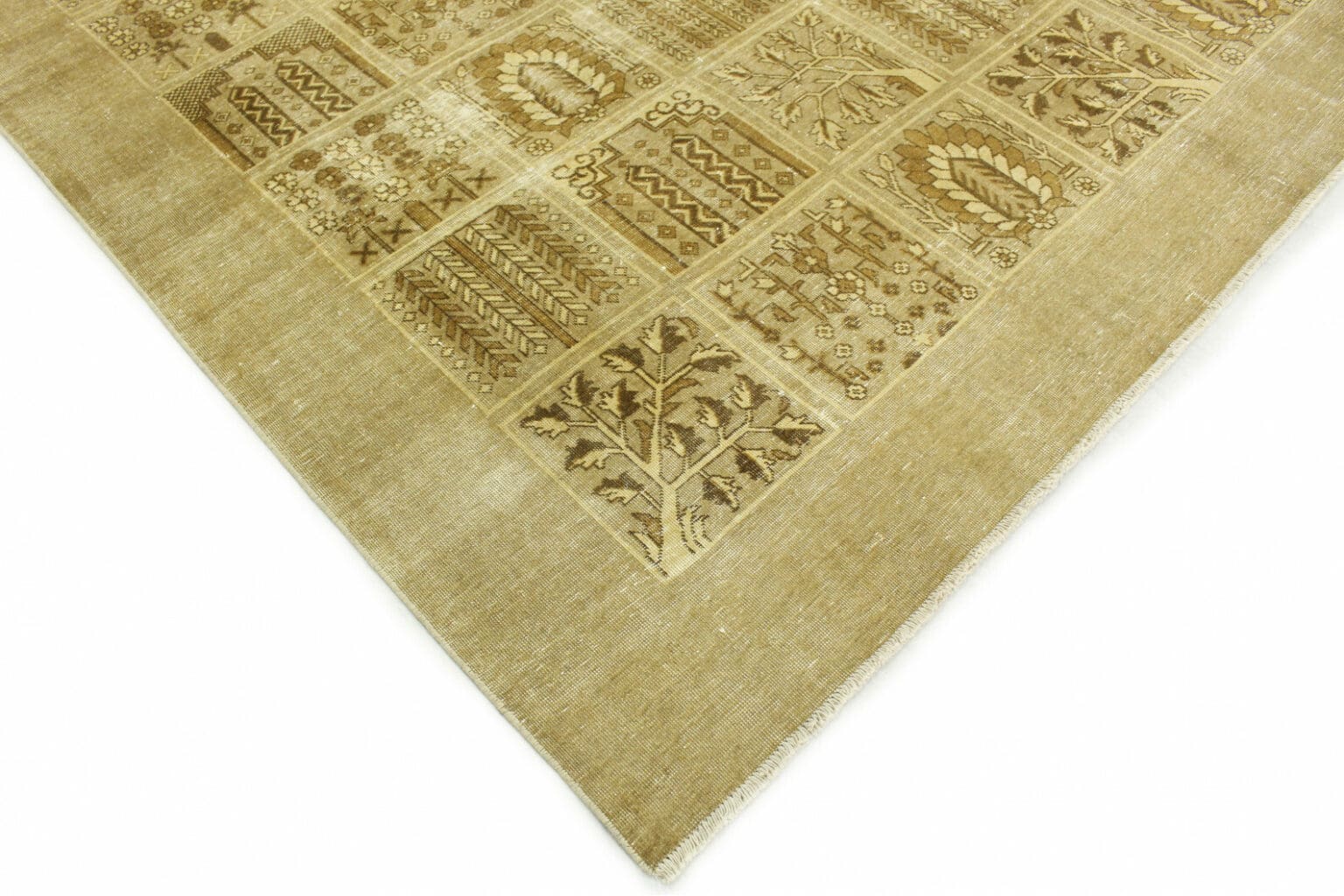 Orientteppich 390 x 299 cm Wolle handgeknüpft