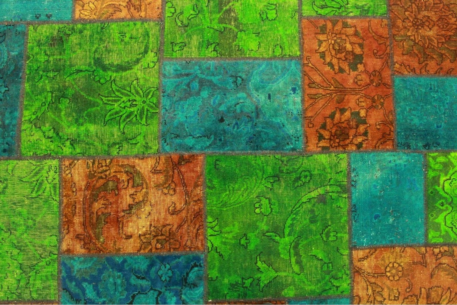 Patchwork Orientteppich aus Orient, 240 × 163 cm