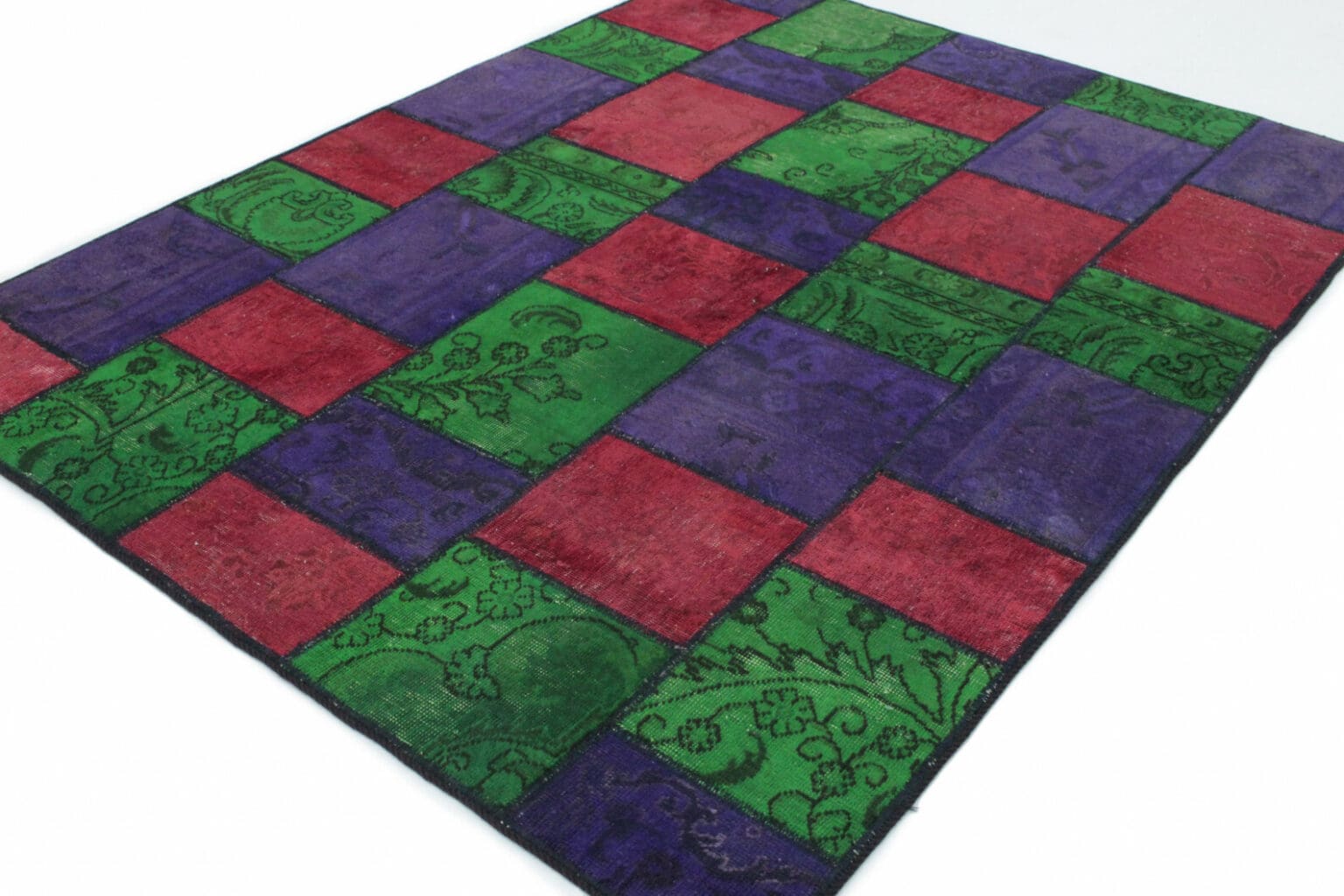Orientteppich 202x151 cm Wolle handgeknüpft