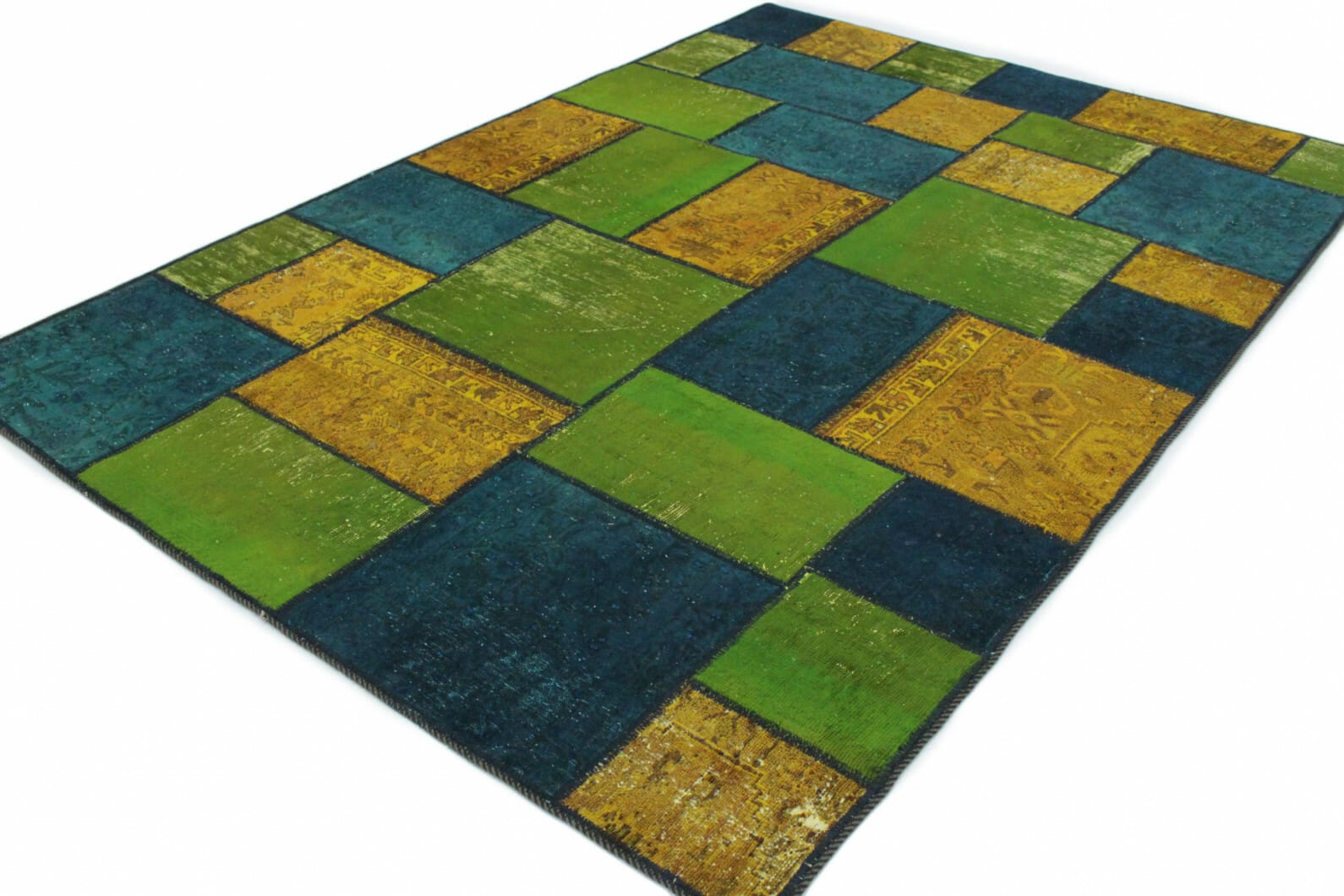 Patchwork Orientteppich aus Orient, 238 × 160 cm
