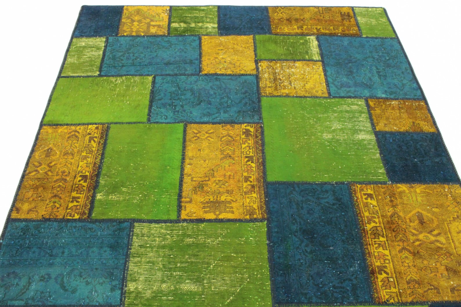 Patchwork Orientteppich aus Orient, 238 × 160 cm