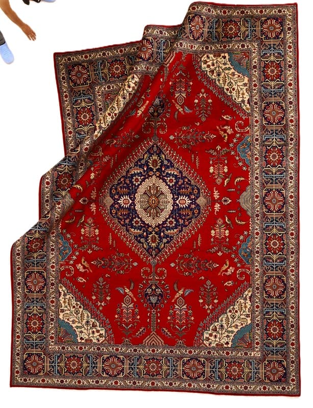 Perserteppich Tabriz 387 x 289 cm Wolle handgeknüpft