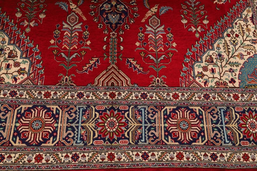 Perserteppich Tabriz 387 x 289 cm Wolle handgeknüpft